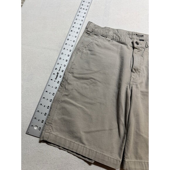 Carhartt Rugged Flex Relaxed Fit Cargo Canvas Work Shorts Tan Mens 36 BS2514-M - Picture 7 of 9